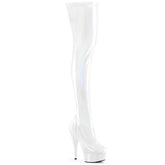 6 Inch Heel DELIGHT-3000HWR White Holo Patent